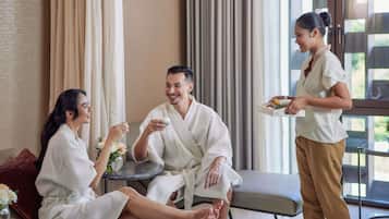 Behandlungsräume für Paare, Körperbehandlungen, Aromatherapie