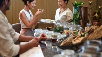 Couples treatment room(s), body treatments, aromatherapy