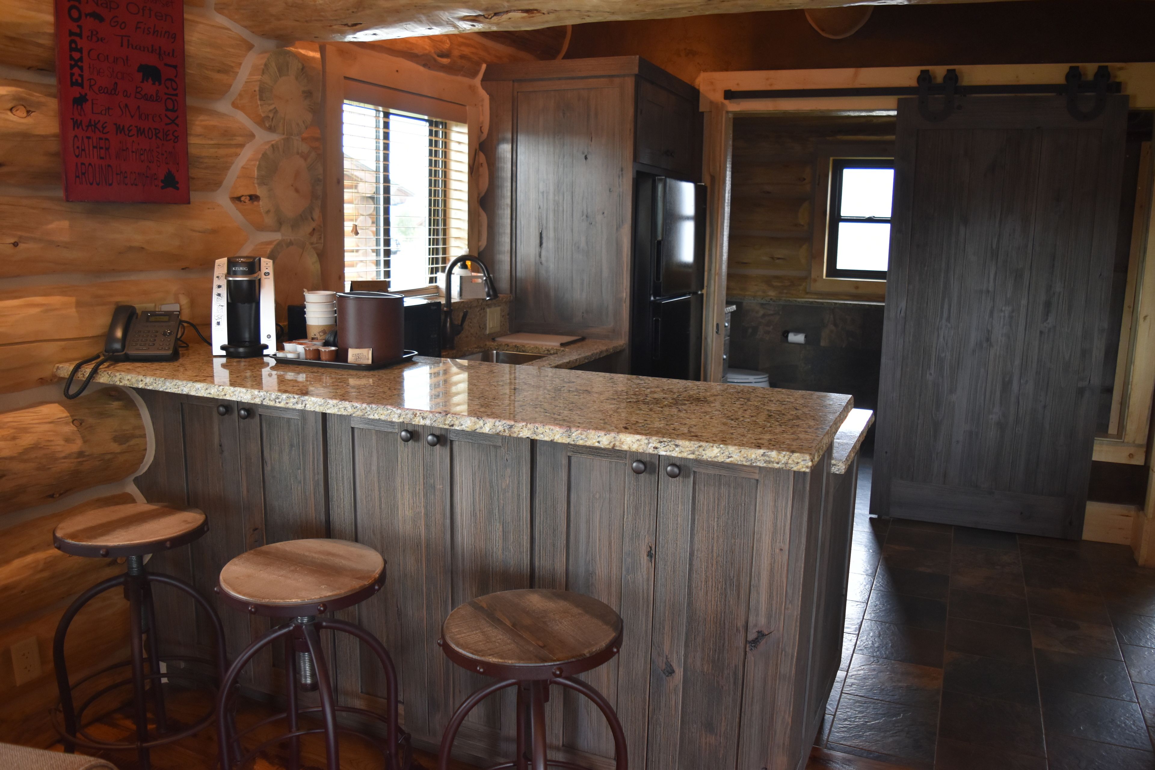 family adventure cabin | in-room dining