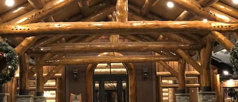 Front of property - evening/night