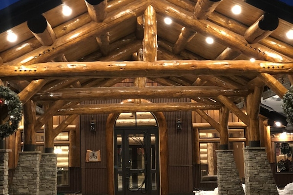 Front of property - evening/night