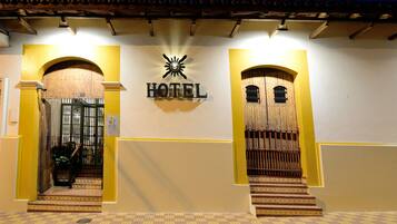 Entrada de l'allotjament