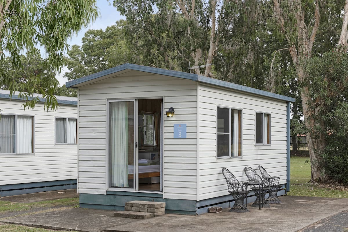 Standaard huisje (Sleeps 3) | Terras