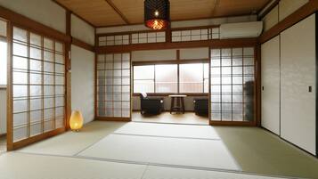Japanese Style Room, South, Non Smoking | In-room safe, desk, free WiFi, bed sheets