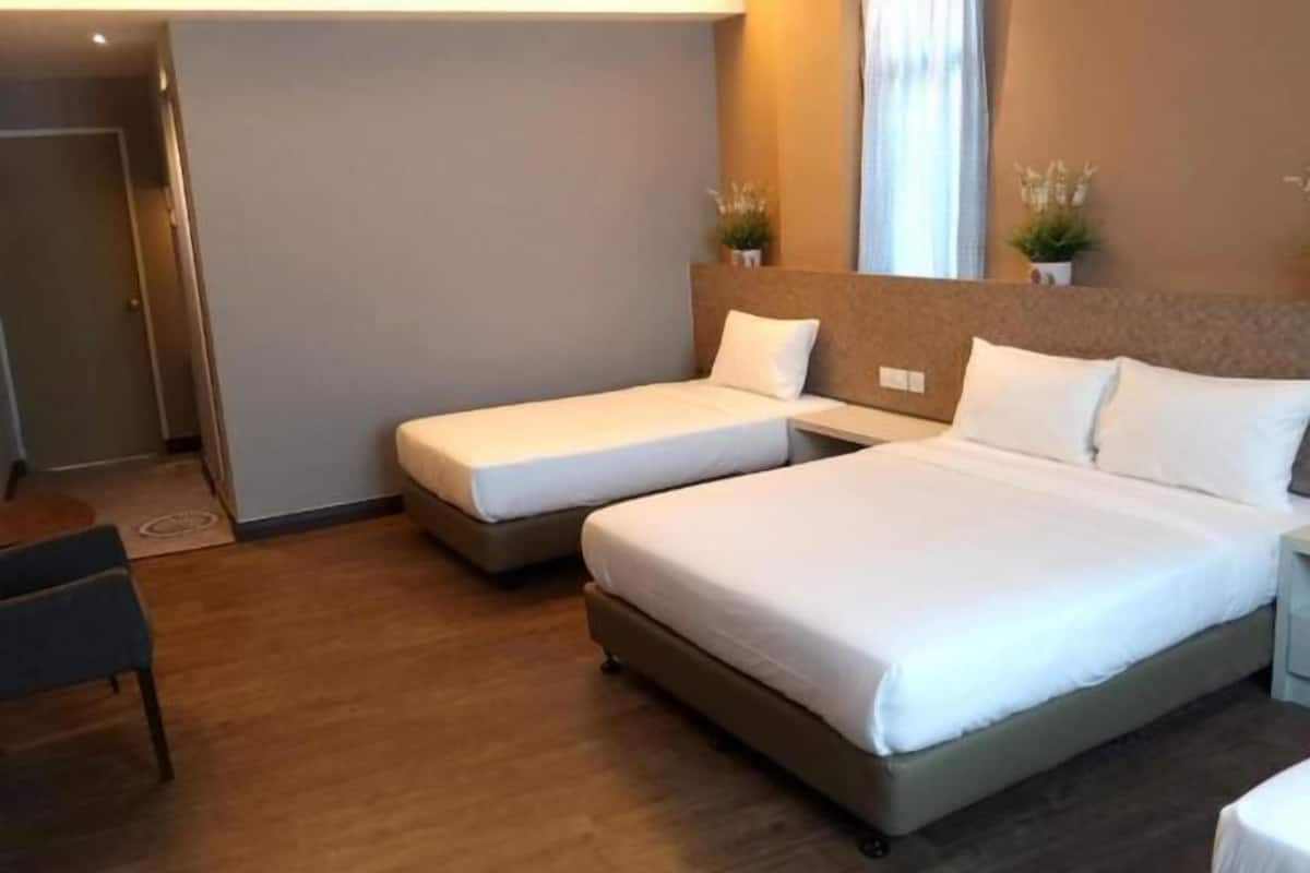 Desk, soundproofing, iron/ironing board, rollaway beds