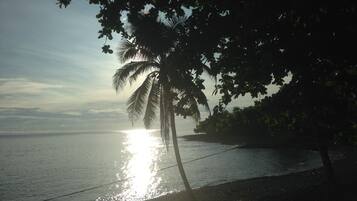 On the beach, snorkelling, fishing
