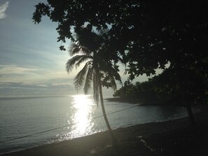 En la playa, snorkel, pesca