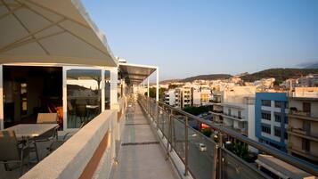 Blick von der Unterkunft