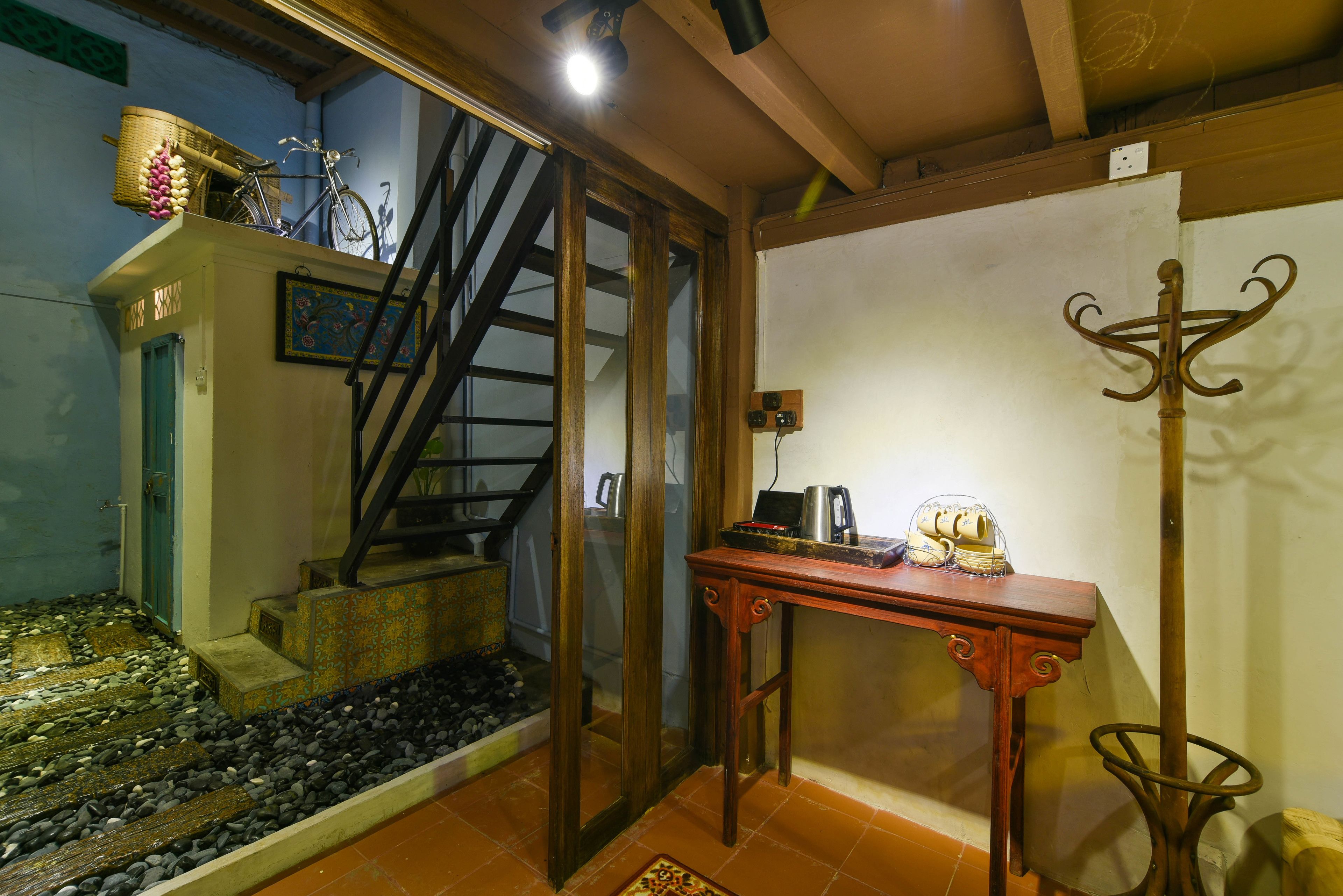 Interior entrance