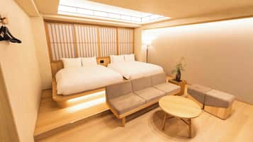 Premium bedding, down duvets, pillow-top beds, desk