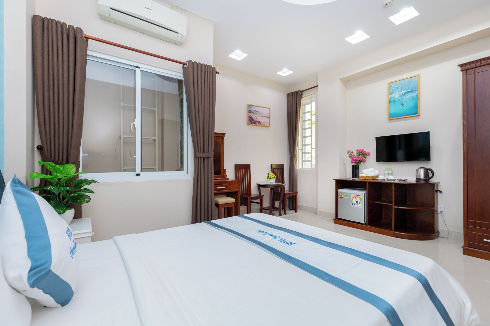 1 quarto, individualmente decorados, individualmente mobiliados