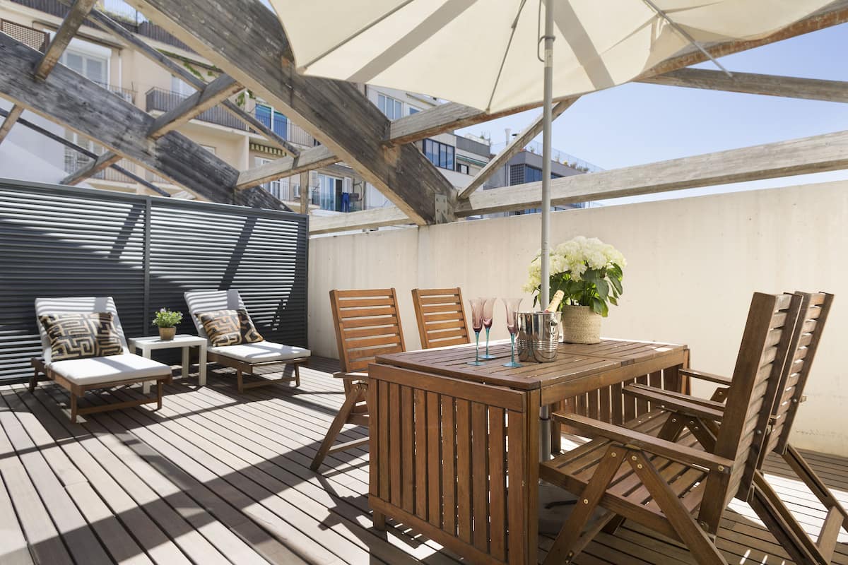 Basic Duplex, 2 Bedrooms, Terrace (Prats de Molló, 18) | Terrace/patio