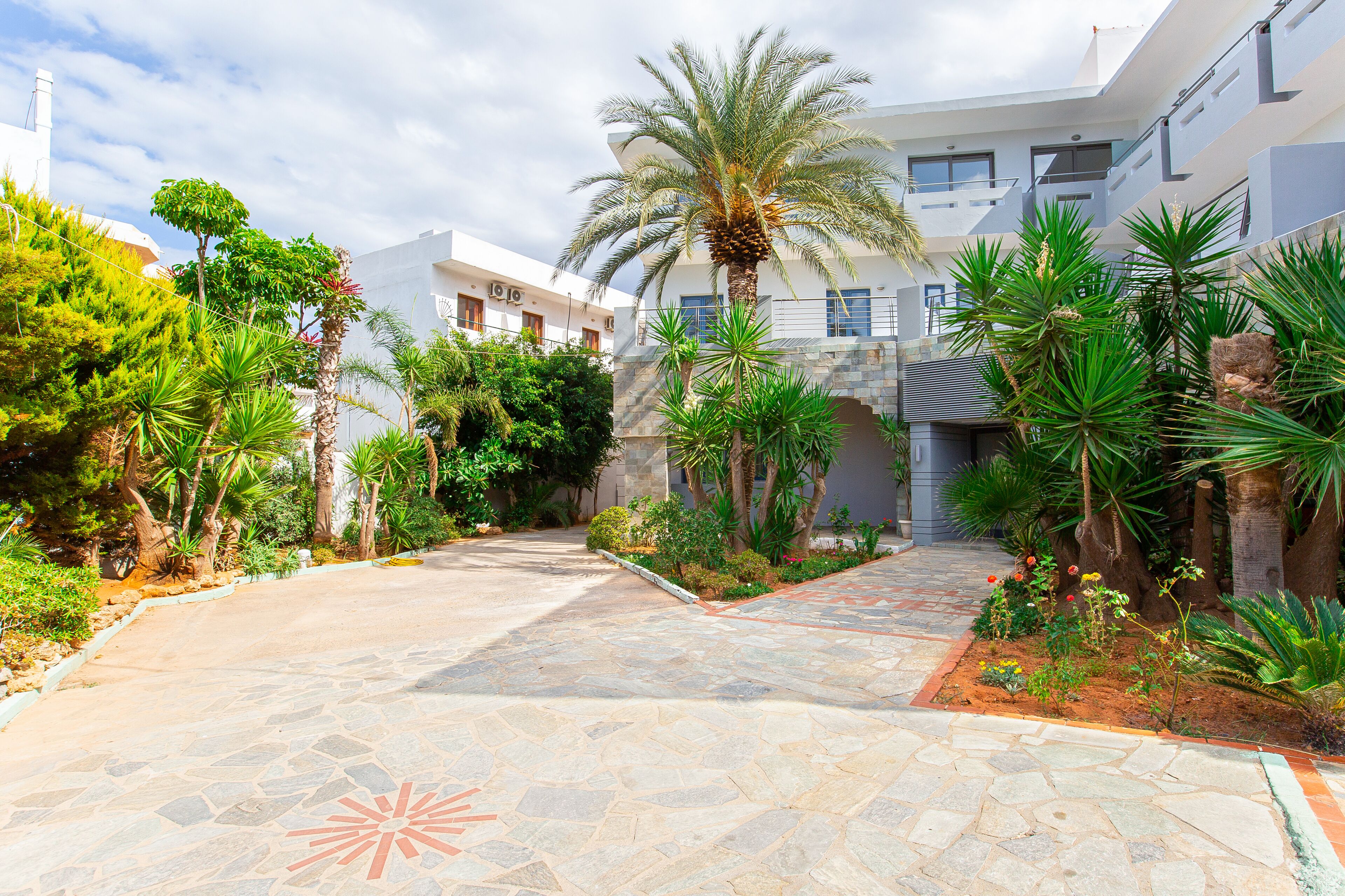 Entrada de la propiedad