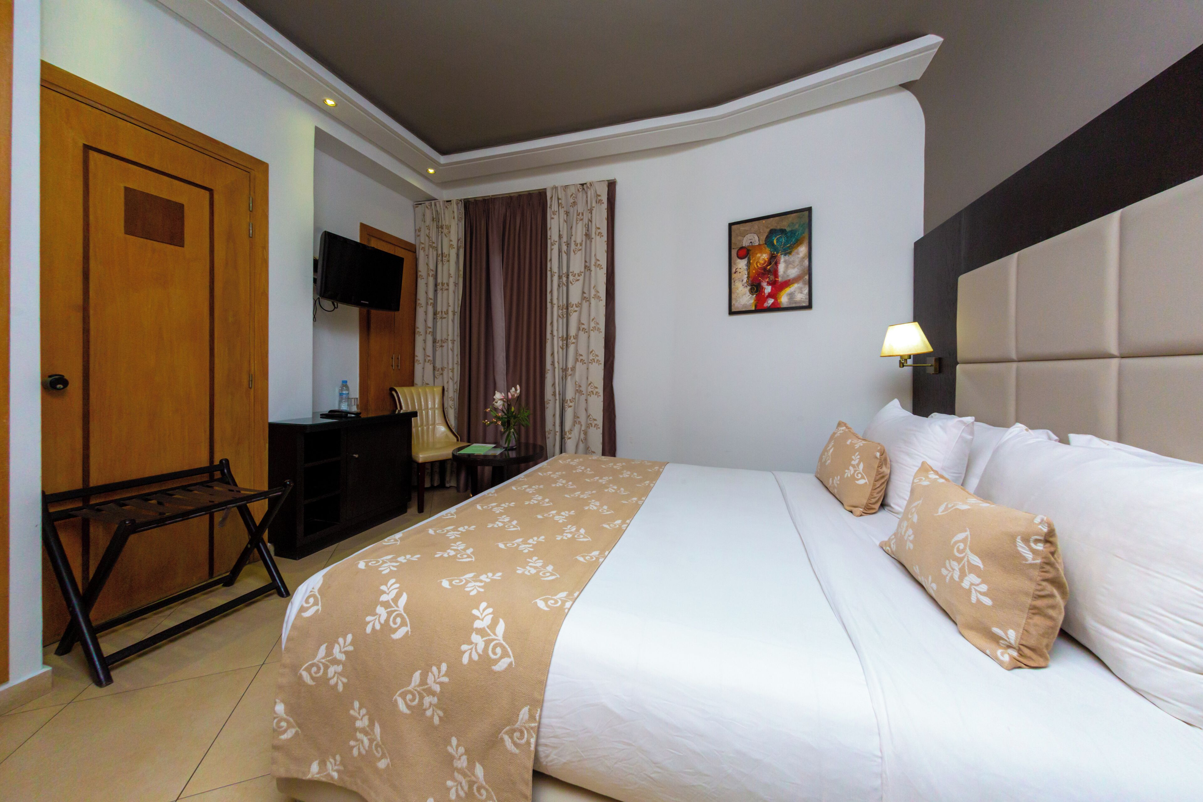 premium bedding, in-room safe, desk, blackout curtains