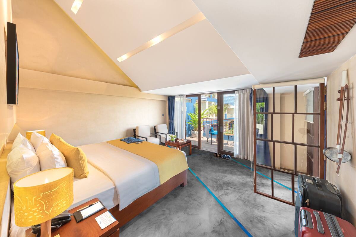 Oasis Suite Room | 이집트산 면 시트, 고급 침구, 필로우탑 침대, 미니바
