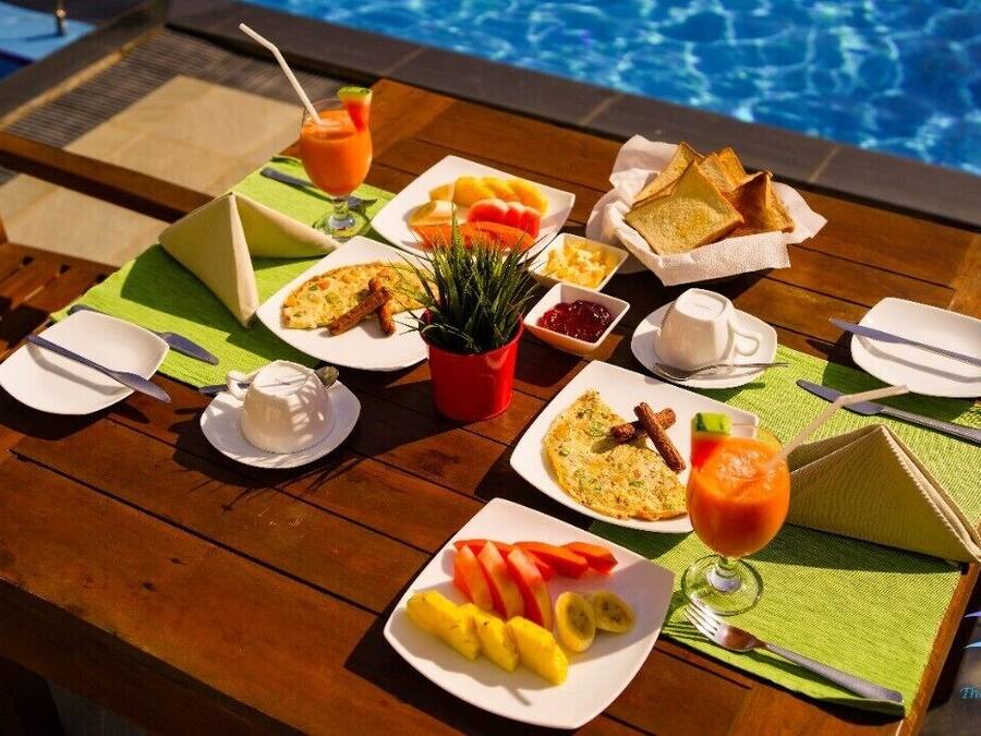 Kontinental frokost er inkludert hver dag