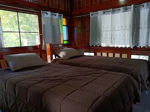 Habitación panorámica doble, 2 habitaciones, vistas al río | Wifi gratis