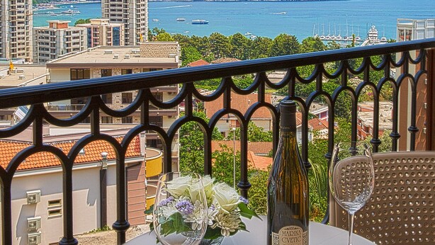 Studio, Balcony, Sea View | View from room - Aparthotel Villa Aria (Budva)
