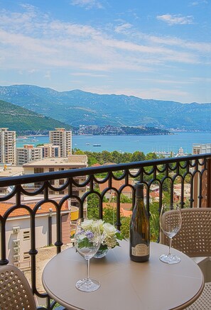 Studio, Balcony, Sea View | View from room