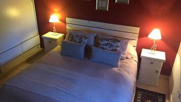 Kabin Panorama, 2 kamar tidur, pemandangan gunung | Meja kerja, Wi-Fi gratis, dan seprai linen