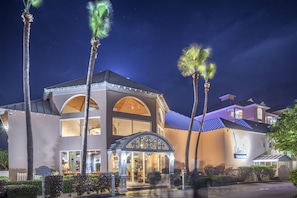 Front of property - evening/night