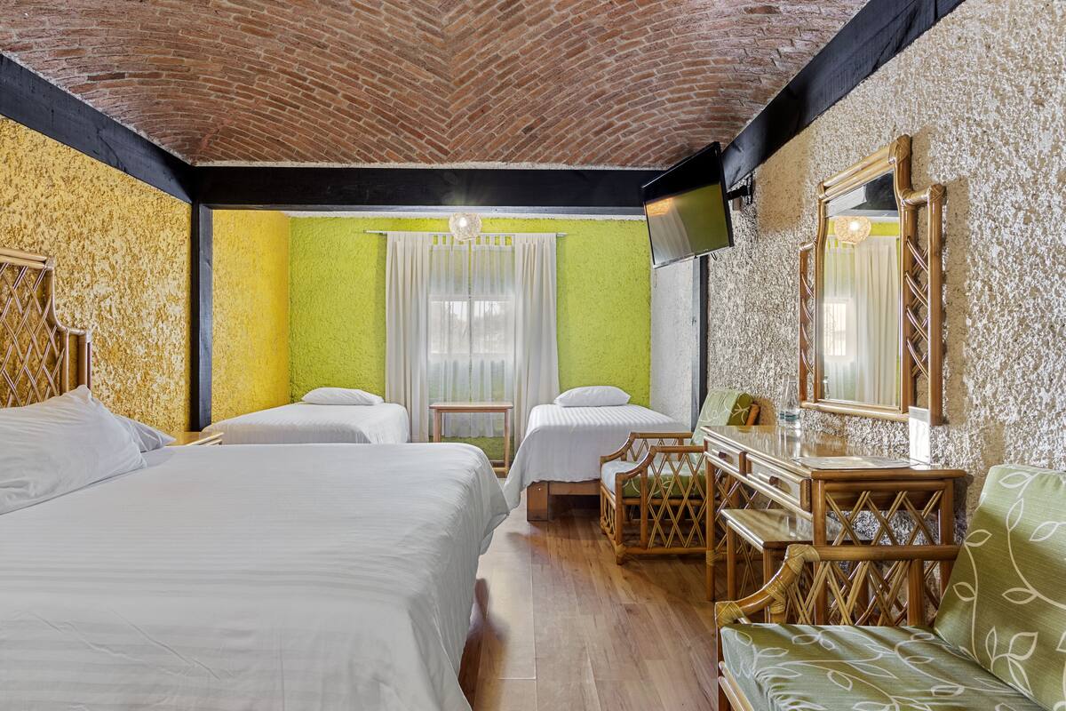 standard quadruple room | 1 bedroom, premium bedding, in-room safe, individually furnished