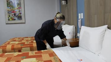 Wifi gratis y ropa de cama