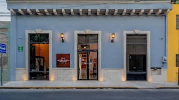 Front of property - evening/night