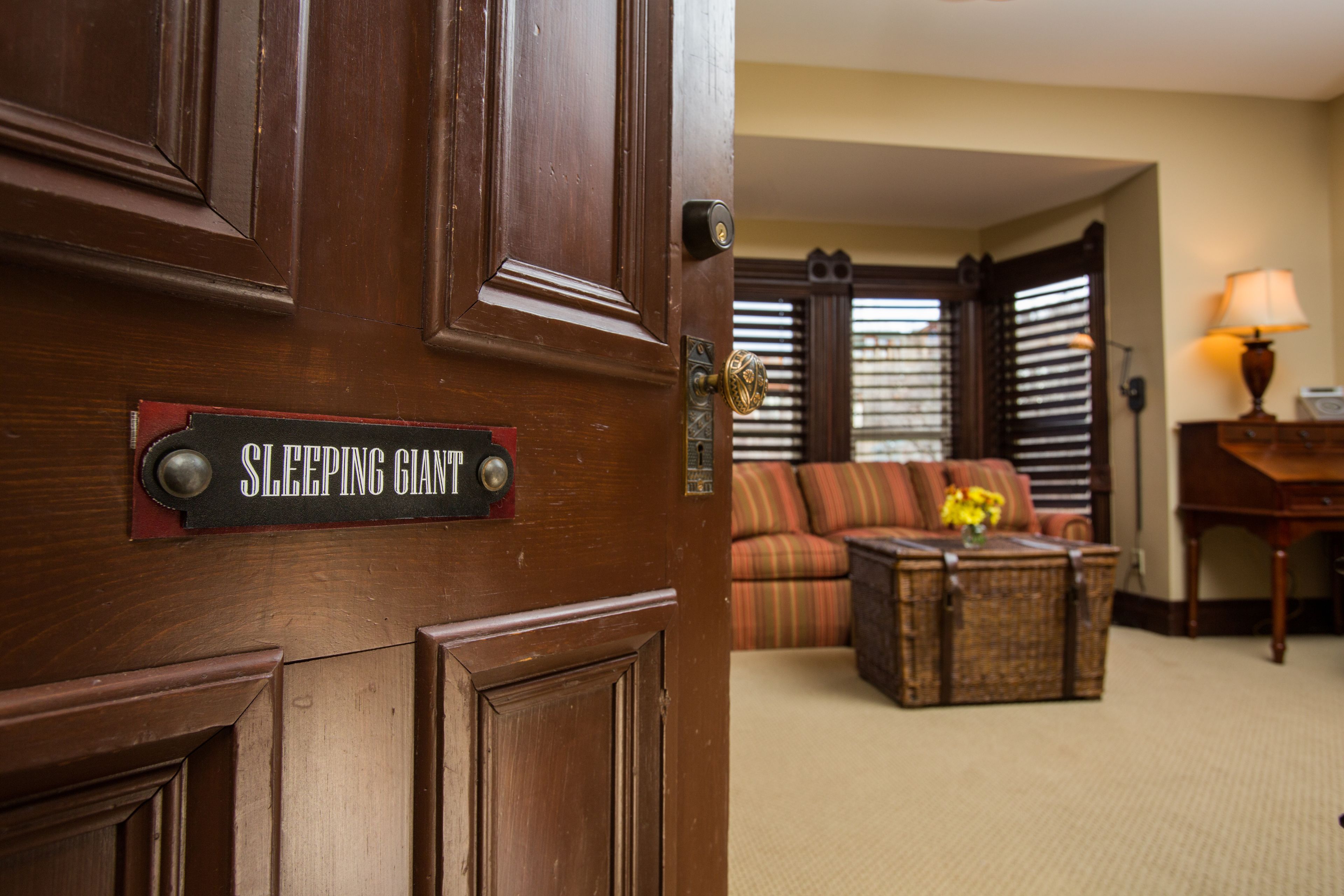 suite, 1 queen bed with sofa bed | living area | flat-screen tv, fireplace, pay films