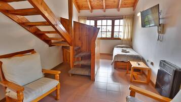 Exclusive Bungalow, 1 Bedroom, 2 Bathrooms | Living area | 14-inch TV with cable channels