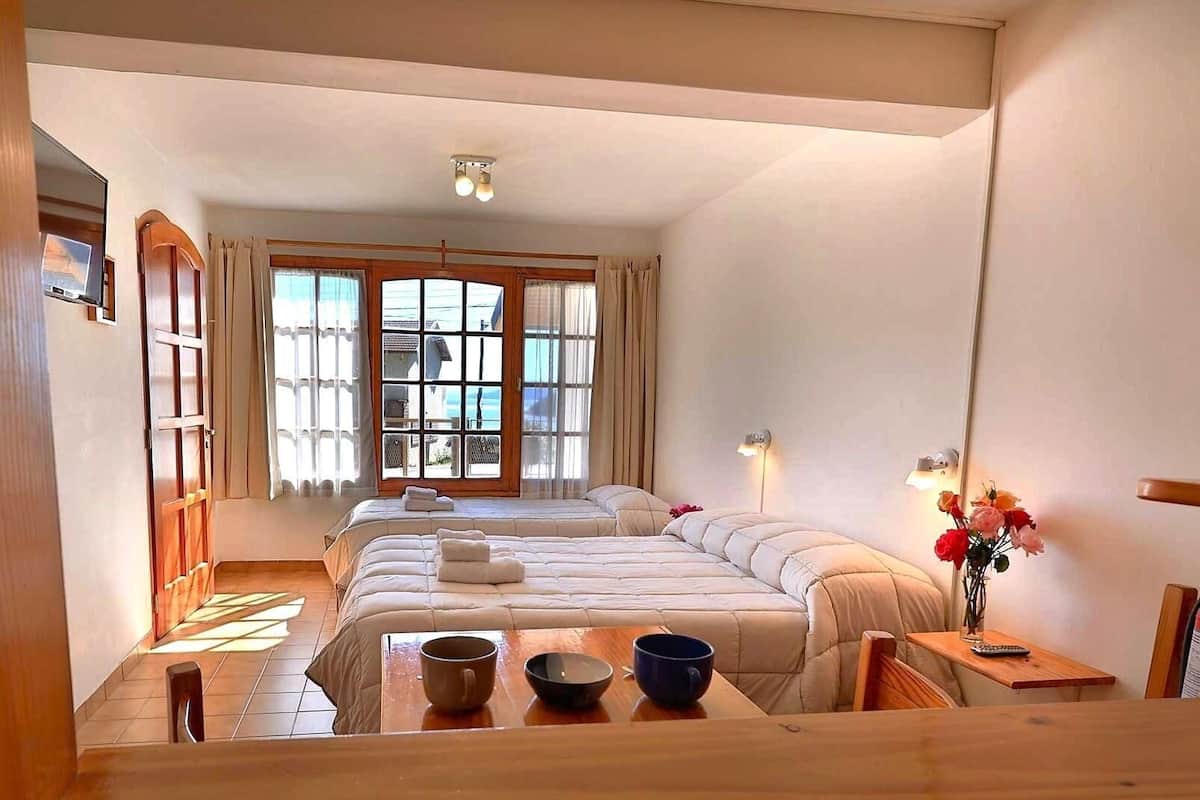 2 camere, biancheria da letto di alta qualità, copriletto in piuma