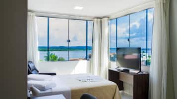 Minibar, blackout curtains, iron/ironing board, free WiFi