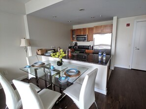 City Apartment, 1 Bedroom | Private kitchen | Fridge, microwave, coffee/tea maker, toaster - Charles River Executive Suites (Boston)