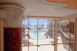 Zona de estar del vestíbulo