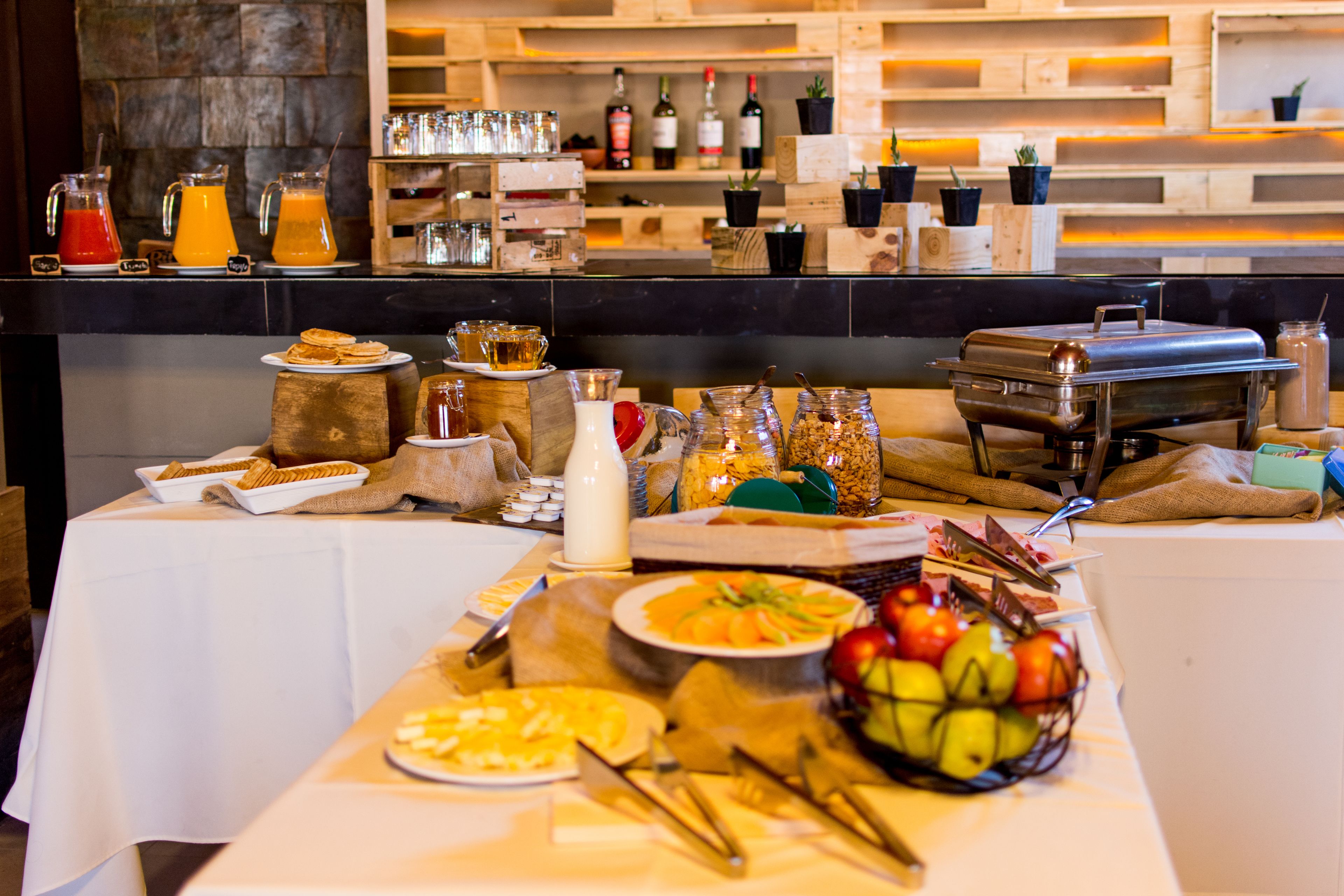 Frokostbuffé er inkludert hver dag