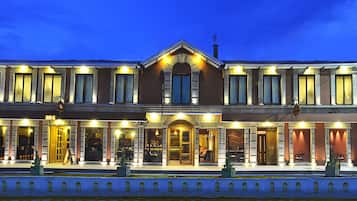 Façana frontal de l'allotjament