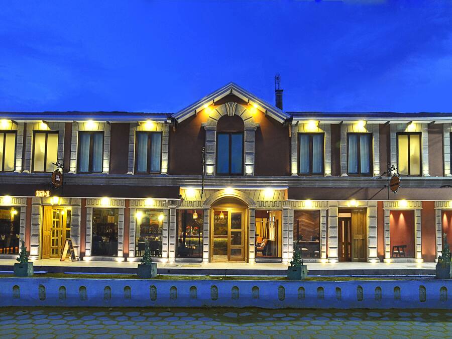 Fassade der Unterkunft