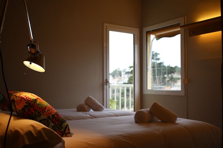 Desk, blackout drapes, free cribs/infant beds, free WiFi
