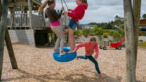Children's play area - outdoor - Hokitika Holiday Park (Arahura Valley)