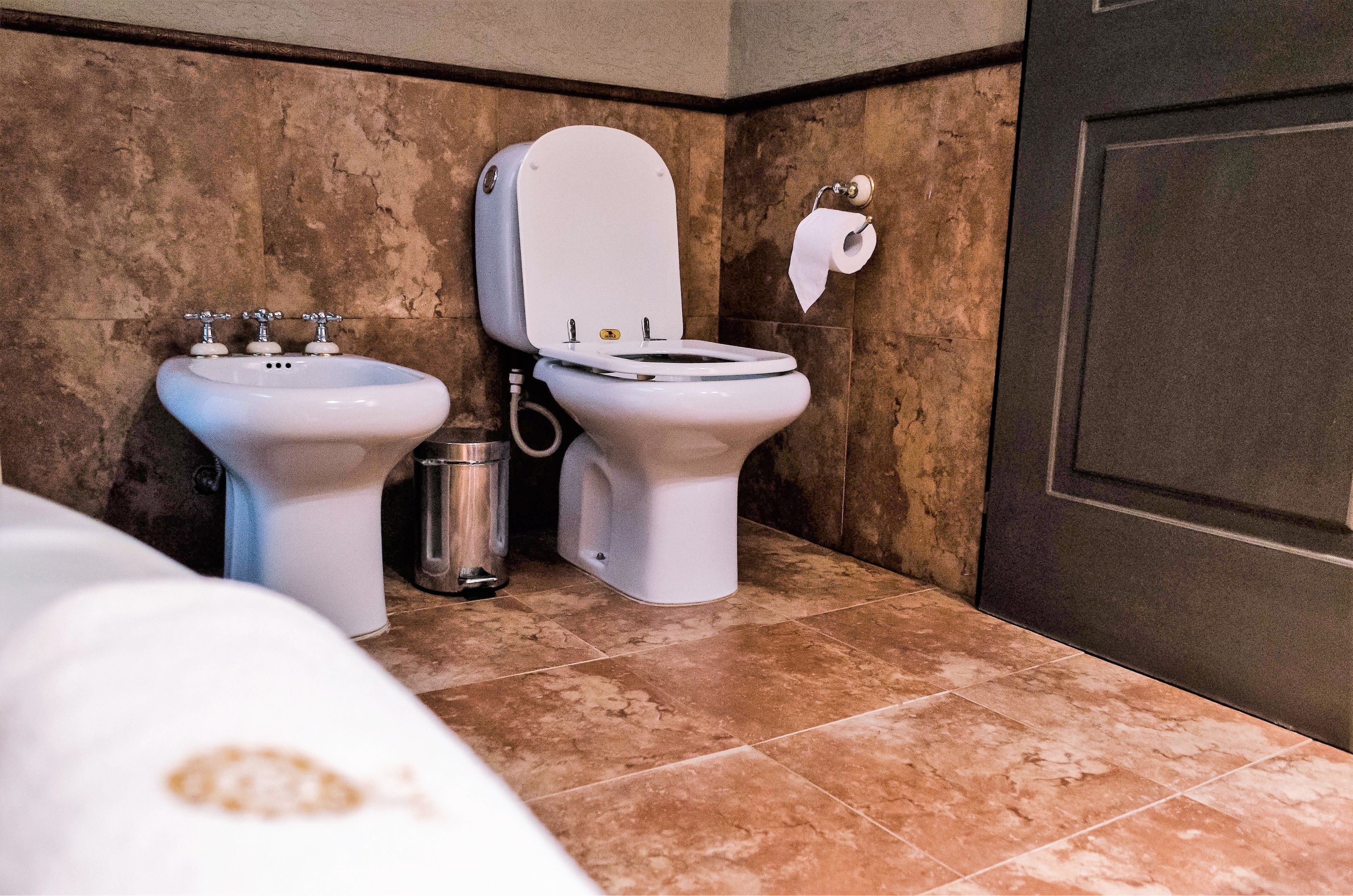 premium double room | bathroom | combined shower/bathtub, free toiletries, hair dryer, bidet