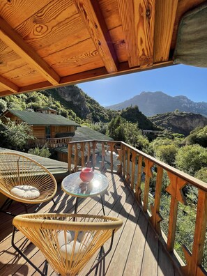 Chalet, Private Bathroom (Suédois) | Terrace/patio - Ermitage D'akchour (Talambote)