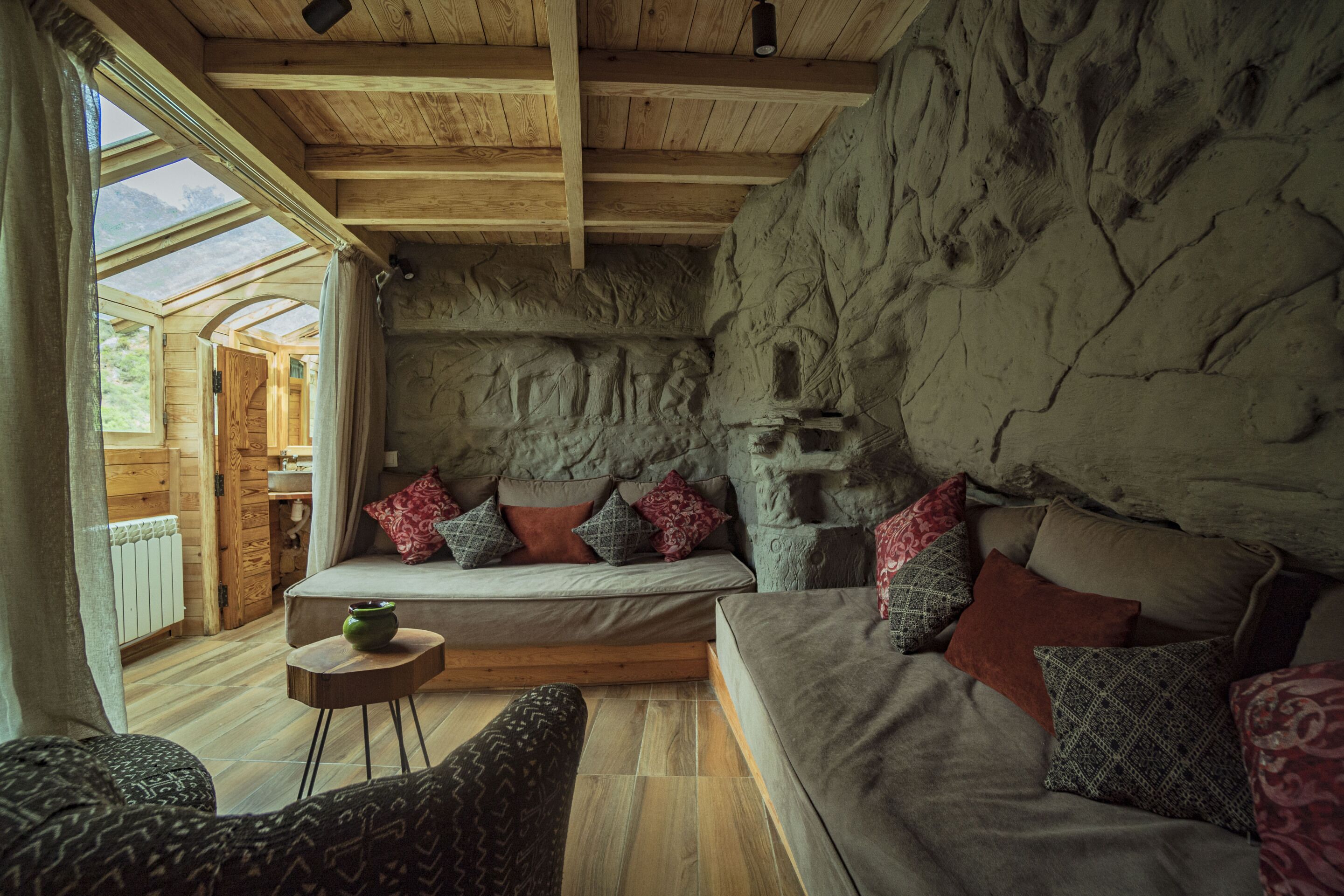 Suite Signature, salle de bains attenante, vue montagne (Borj) | Bar lounge