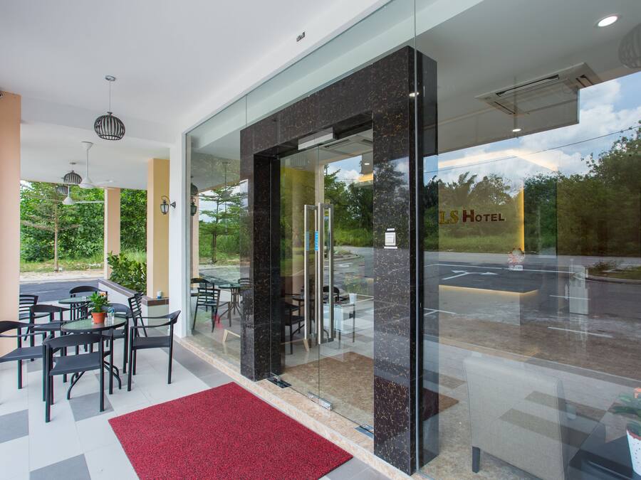 Entrée de l’hébergement