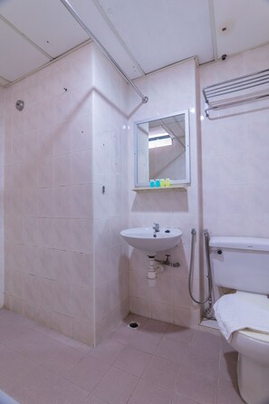 Apartamento | Servicios del cuarto de baño | Ducha, artículos de higiene personal gratuitos, bidé y toallas