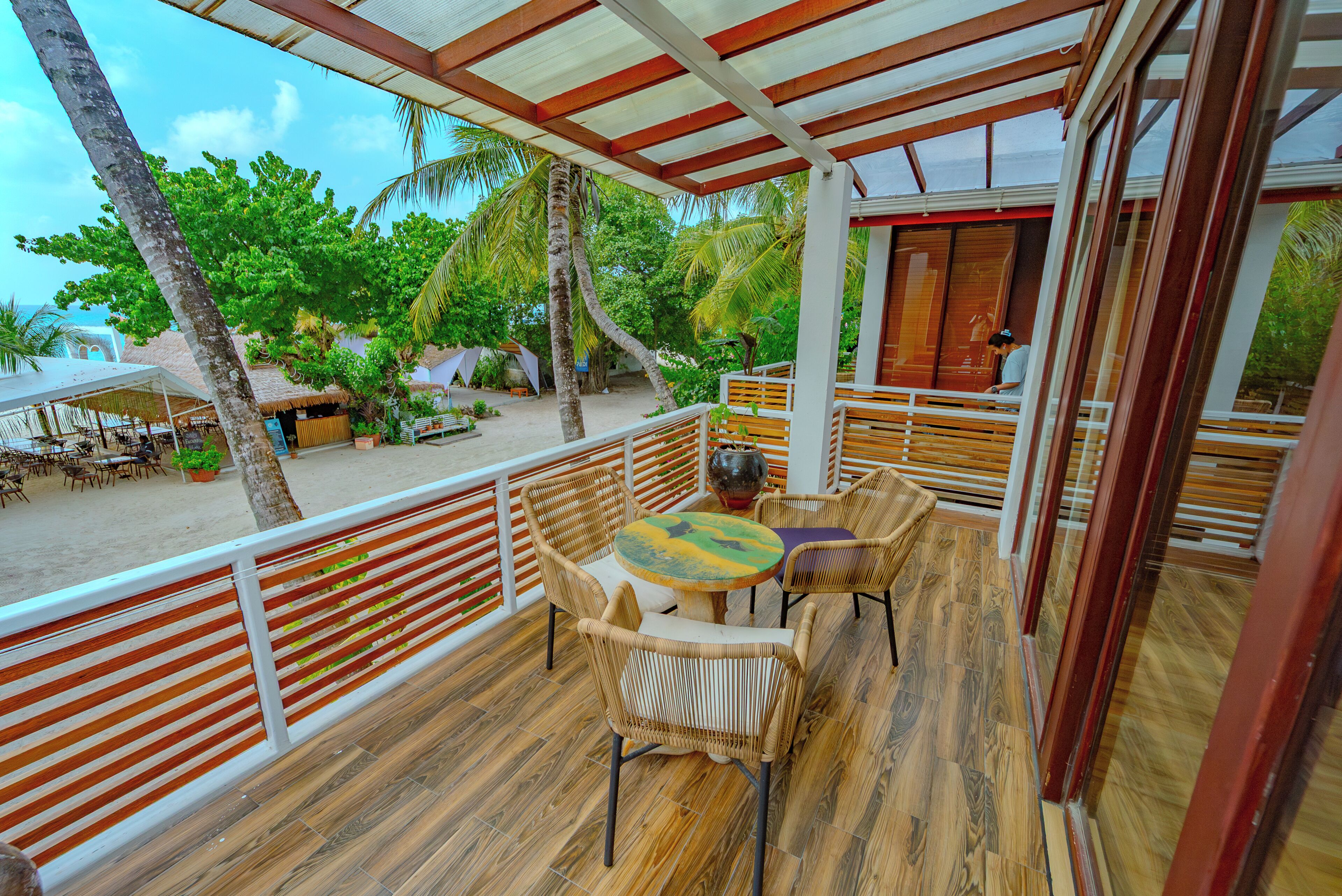 Chambre Double, vue mer | Vue depuis le balcon
