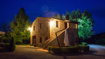 Front of property – evening/night