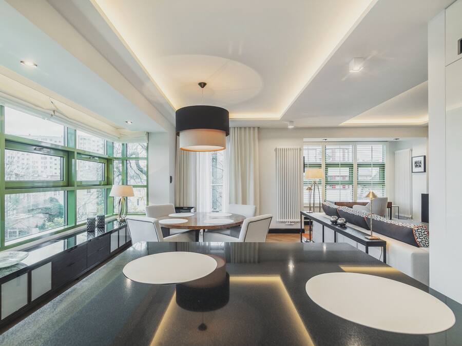 Premium Apartment | Living room | Flat-screen TV