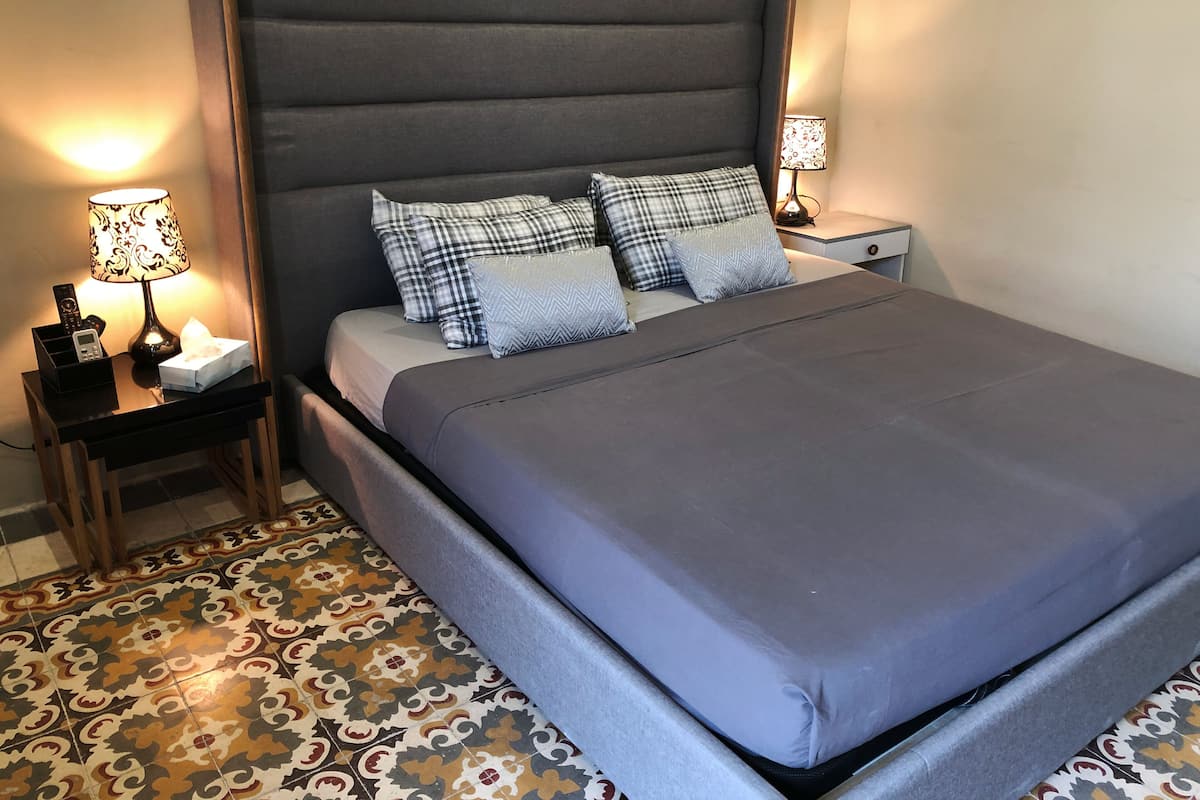 Minibar, blackout curtains, iron/ironing board, free WiFi