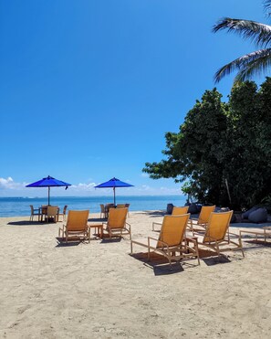 On the beach - Reef Beach Resort (General Luna)