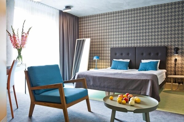 Superior Double Room | In-room safe, desk, soundproofing, cots/infant beds - KURSHI Hotel & SPA (Jurmala)
